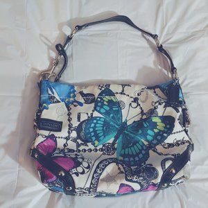 *RARE* Coach Carly Butterfly Slouch Purse